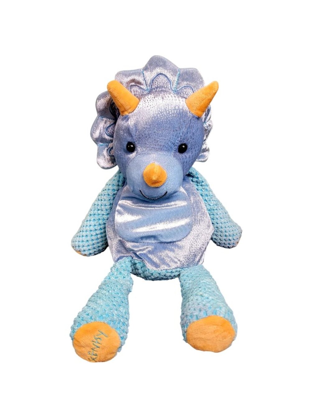 Scentsy Buddy Retired 2013 Terra Triceratops 15 in Full Size Stuffed Animal Toy